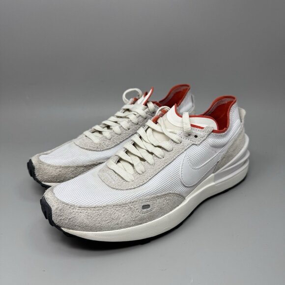 Nike Waffle One Vintage Low White Picante shoes womens 10 DX2929-101 Orange - Picture 3 of 9